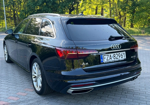 Audi A4 cena 139900 przebieg: 122900, rok produkcji 2020 z Góra małe 781